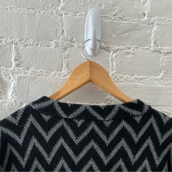 Vintage Embroidered Zip Up Sweater Cardigan Beaded Snowflake Holiday Christmas L - Picture 9 of 13